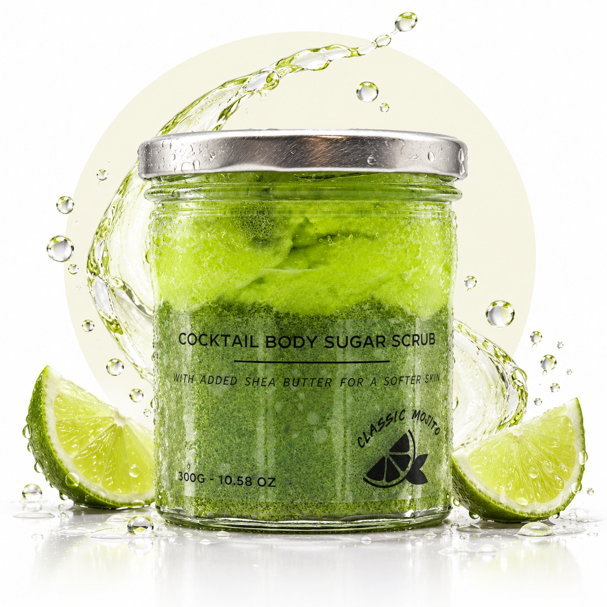 Fragranced Sugar Body Scrub - Classic Mojito 300g
