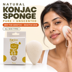 Esponja Konjac - Natural - Piel sensible