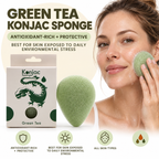 Konjac Sponge - Green Tea - Protective