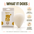 Esponja Konjac - Natural - Piel sensible