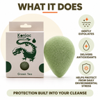 Konjac Sponge - Green Tea - Protective