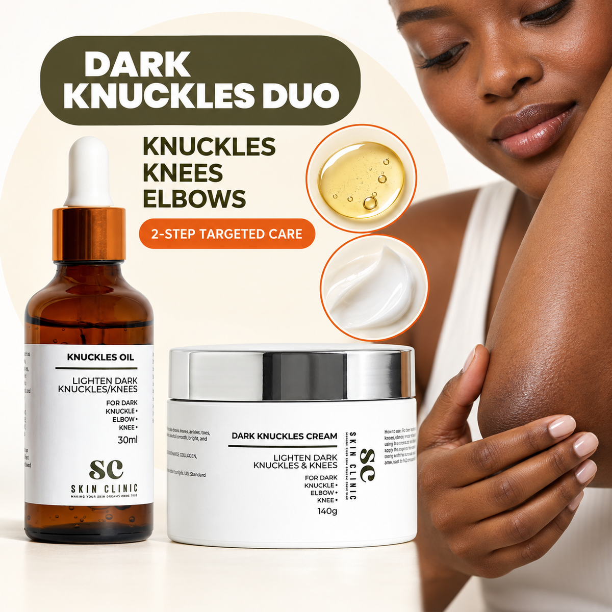 1 Knuckle Oil & 1 AM Knuckle Cream