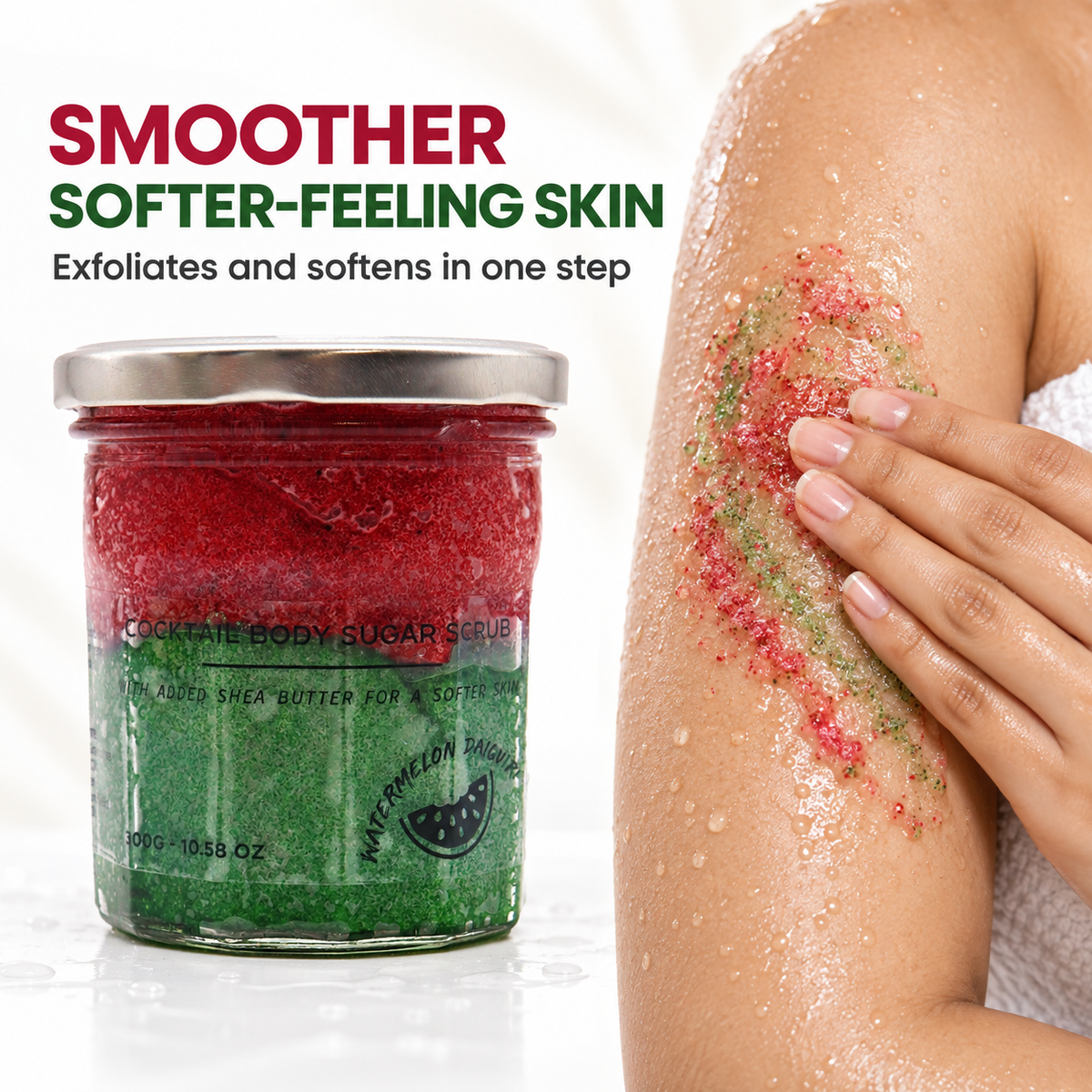 Exfoliante corporal de azúcar perfumado - Watermelon Daiquiri 300 g