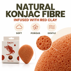 Konjac Sponge - Red Clay - Rejuvenating