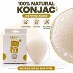 Esponja Konjac - Natural - Piel sensible