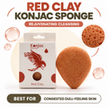 Konjac Sponge - Red Clay - Rejuvenating