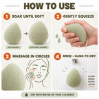 Konjac Sponge - Aloe Vera - Healing