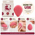 Esponja Konjac - Rosa - Antiedad