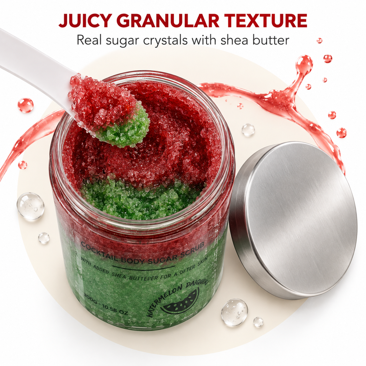 Exfoliante corporal de azúcar perfumado - Watermelon Daiquiri 300 g