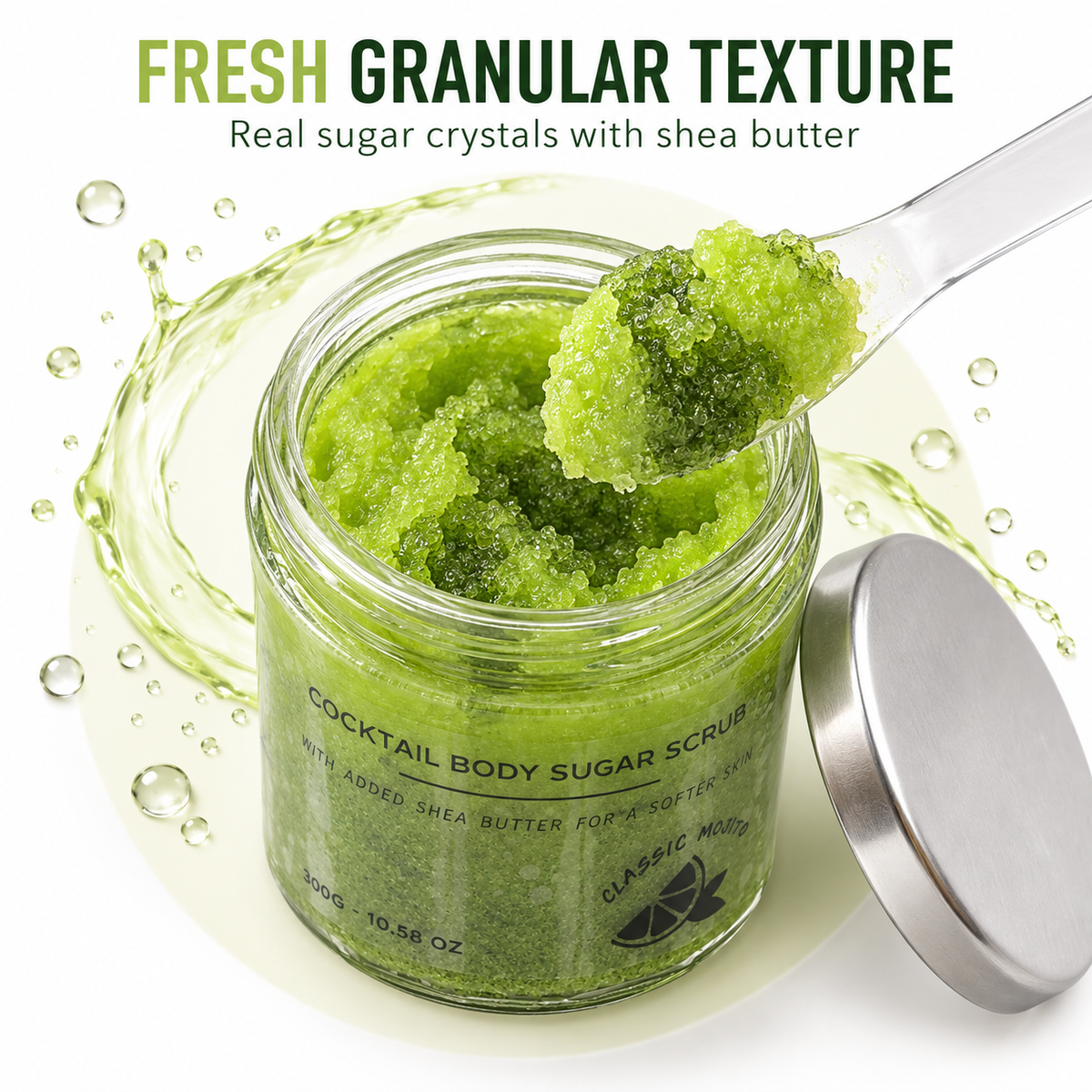 Fragranced Sugar Body Scrub - Classic Mojito 300g
