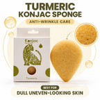 Konjac Sponge - Turmeric - Anti-wrinkle
