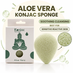 Konjac Sponge - Aloe Vera - Healing