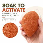 Konjac Sponge - Red Clay - Rejuvenating