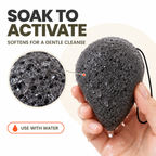 Konjac Sponge - Bamboo Charcoal - Anti-bacterial