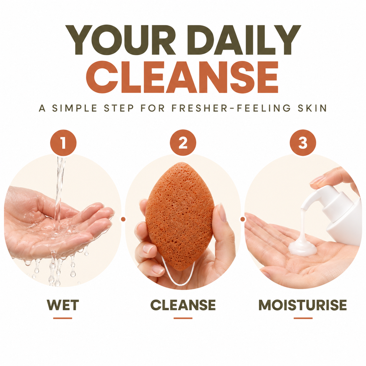 Konjac Sponge - Red Clay - Rejuvenating