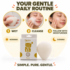 Esponja Konjac - Natural - Piel sensible