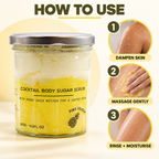 Fragranced Sugar Body Scrub - Pinacolada 300g