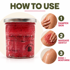Fragranced Sugar Body Scrub - Strawberry Rum 300g