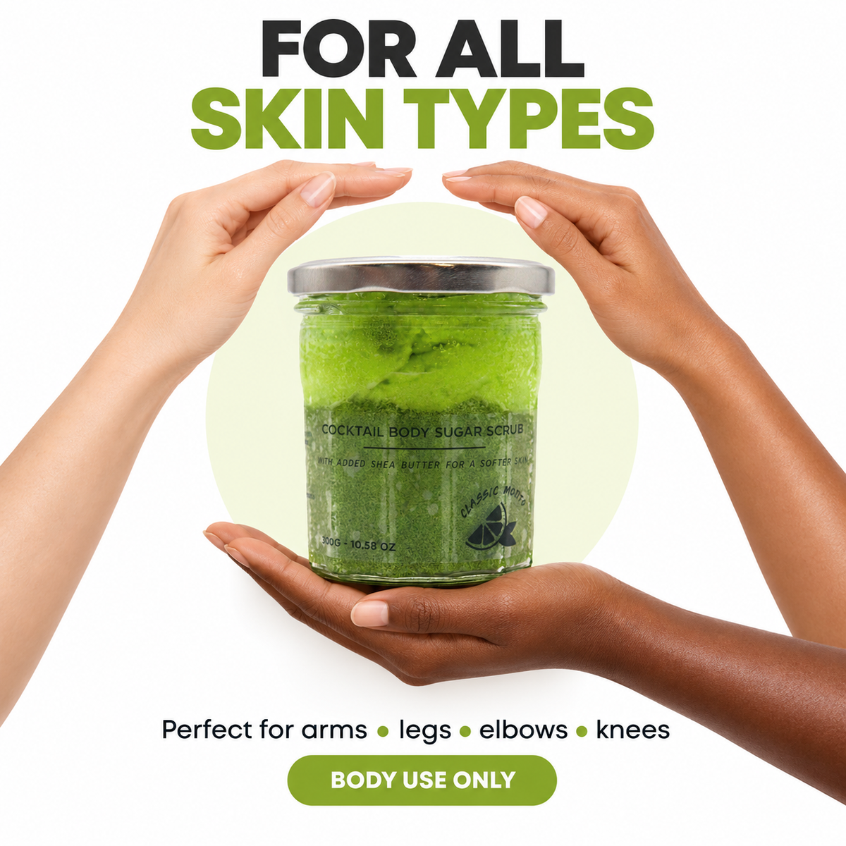 Fragranced Sugar Body Scrub - Classic Mojito 300g