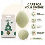 Konjac Sponge - Aloe Vera - Healing