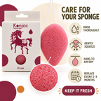 Esponja Konjac - Rosa - Antiedad