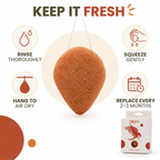 Konjac Sponge - Red Clay - Rejuvenating