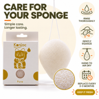 Esponja Konjac - Natural - Piel sensible