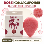 Esponja Konjac - Rosa - Antiedad