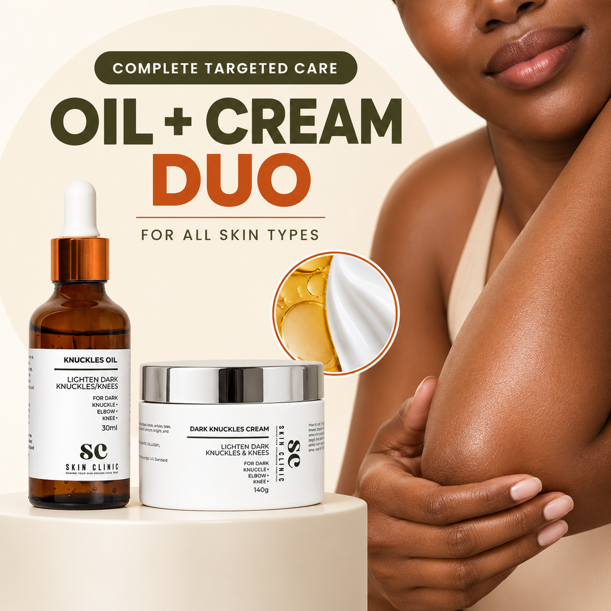 1 Knuckle Oil & 1 AM Knuckle Cream