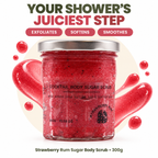 Fragranced Sugar Body Scrub - Strawberry Rum 300g