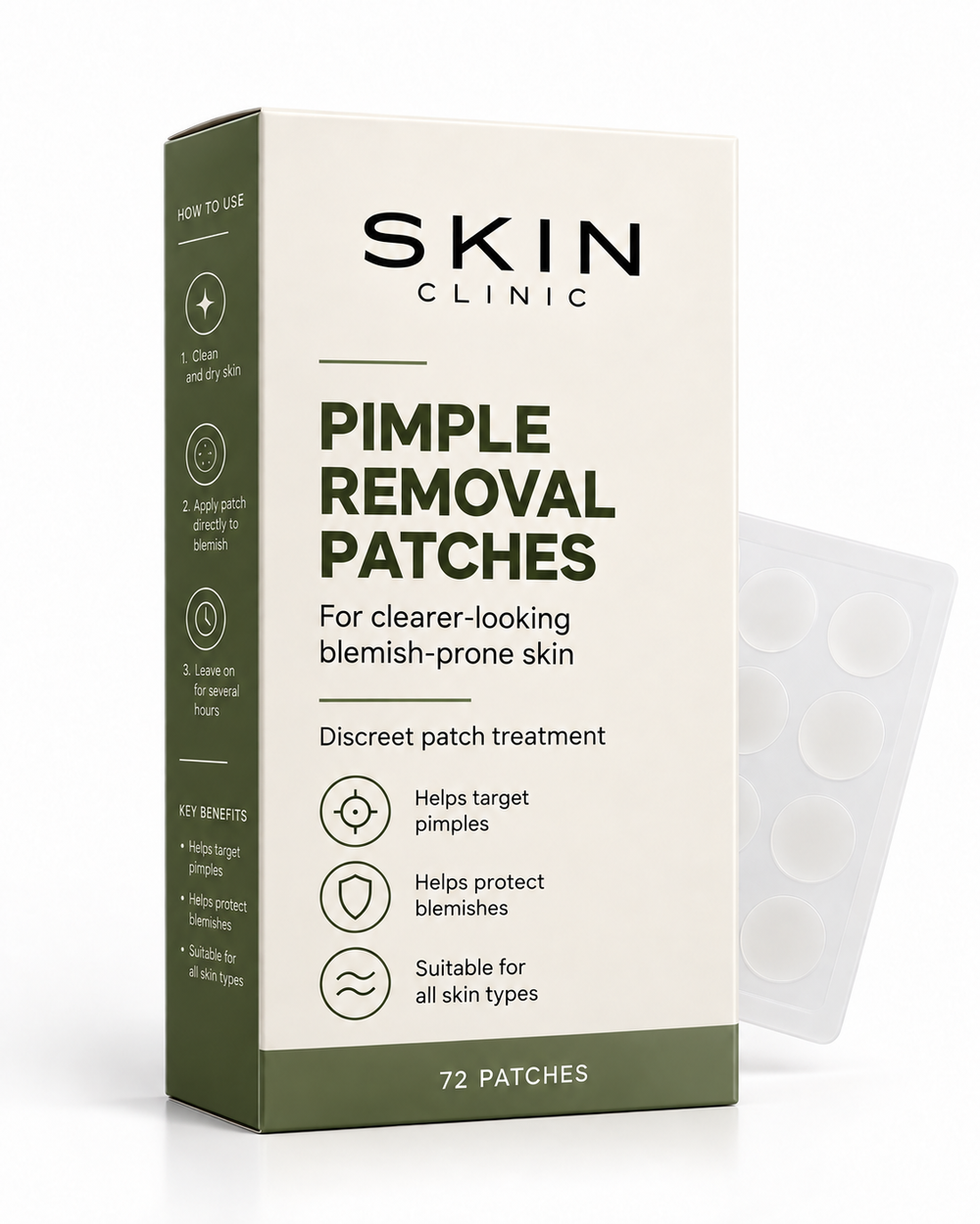Skin Clinic Pimple Removal Patches box