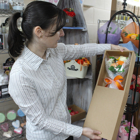 Greens Boxed Hand Soap Flower Bouquet - Special